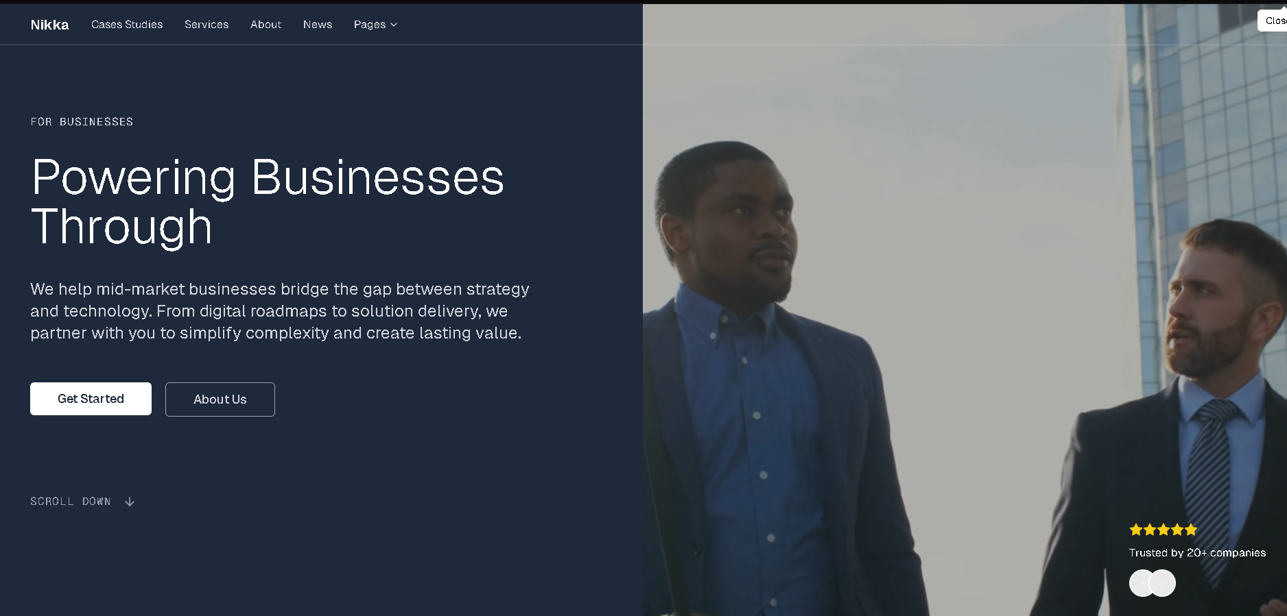 Website portfolio example 5