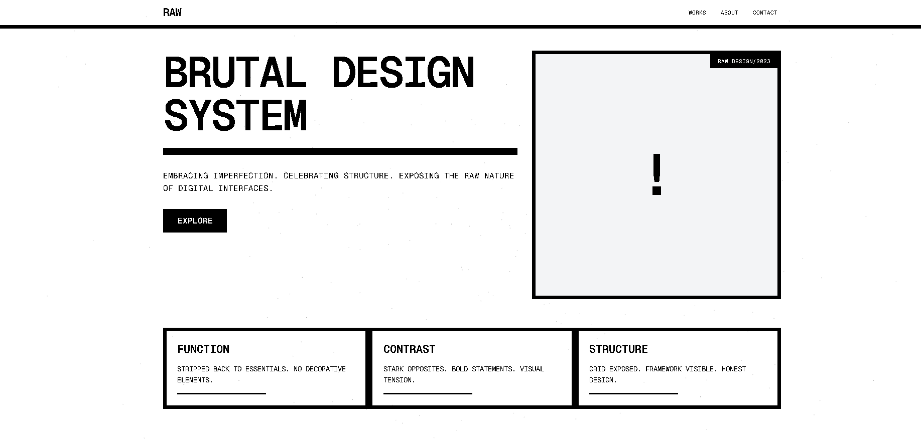Website portfolio example 4