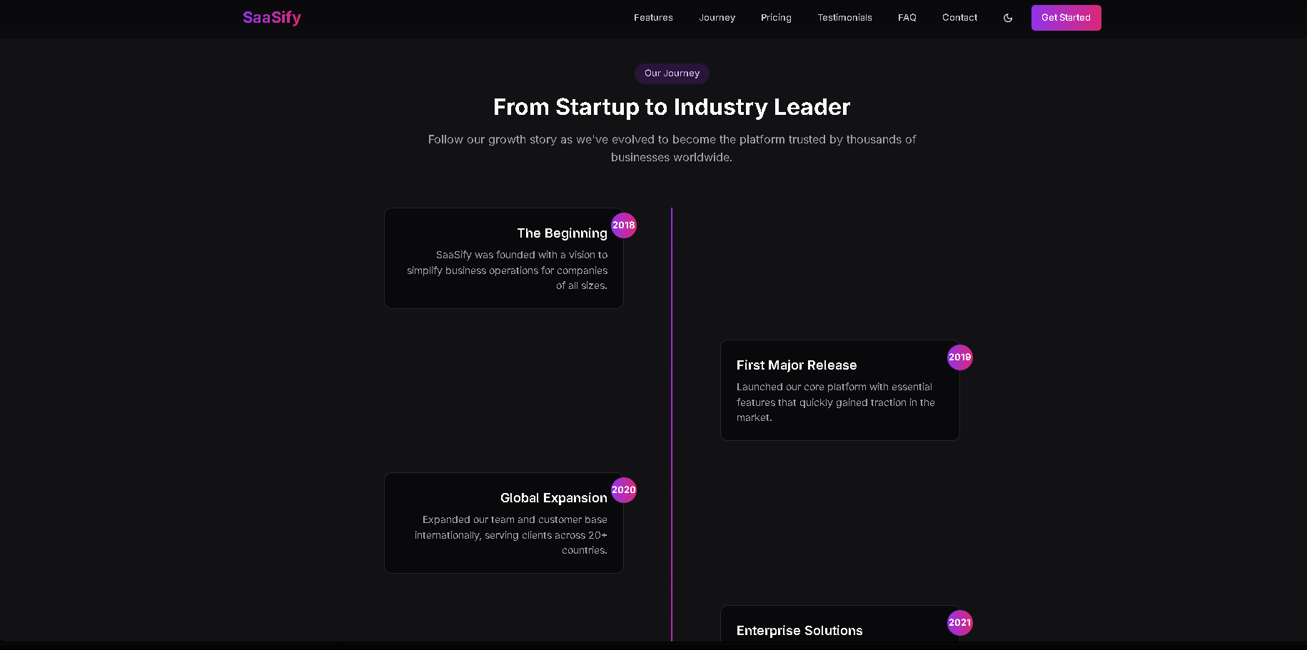 Website portfolio example 9